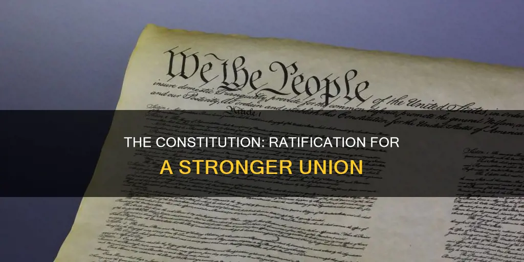 why tye constitution shpould be ratified