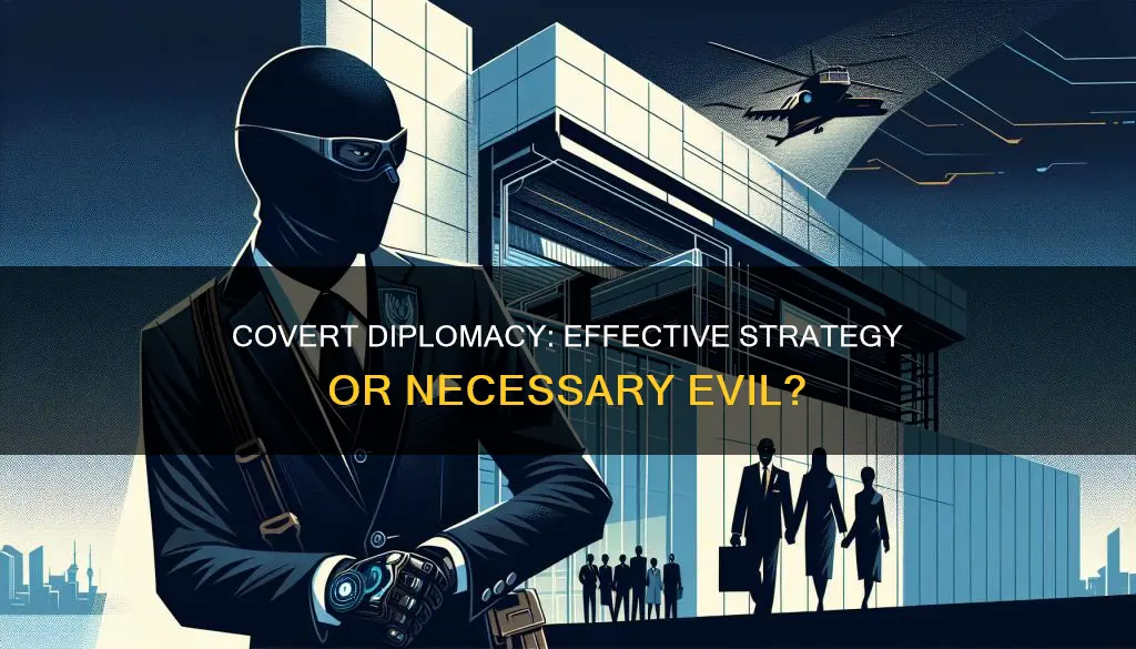 why use covert diplomacy