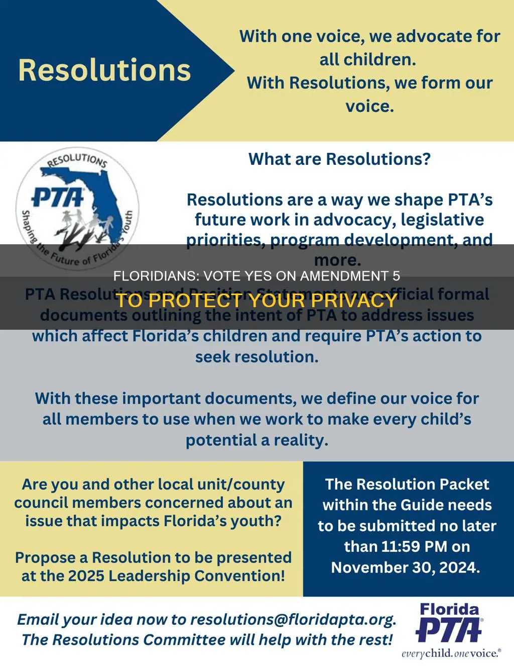 why vote yes florida constitutional amendment 5