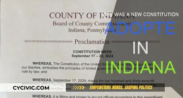 Indiana's New Constitution: Why It Was Adopted