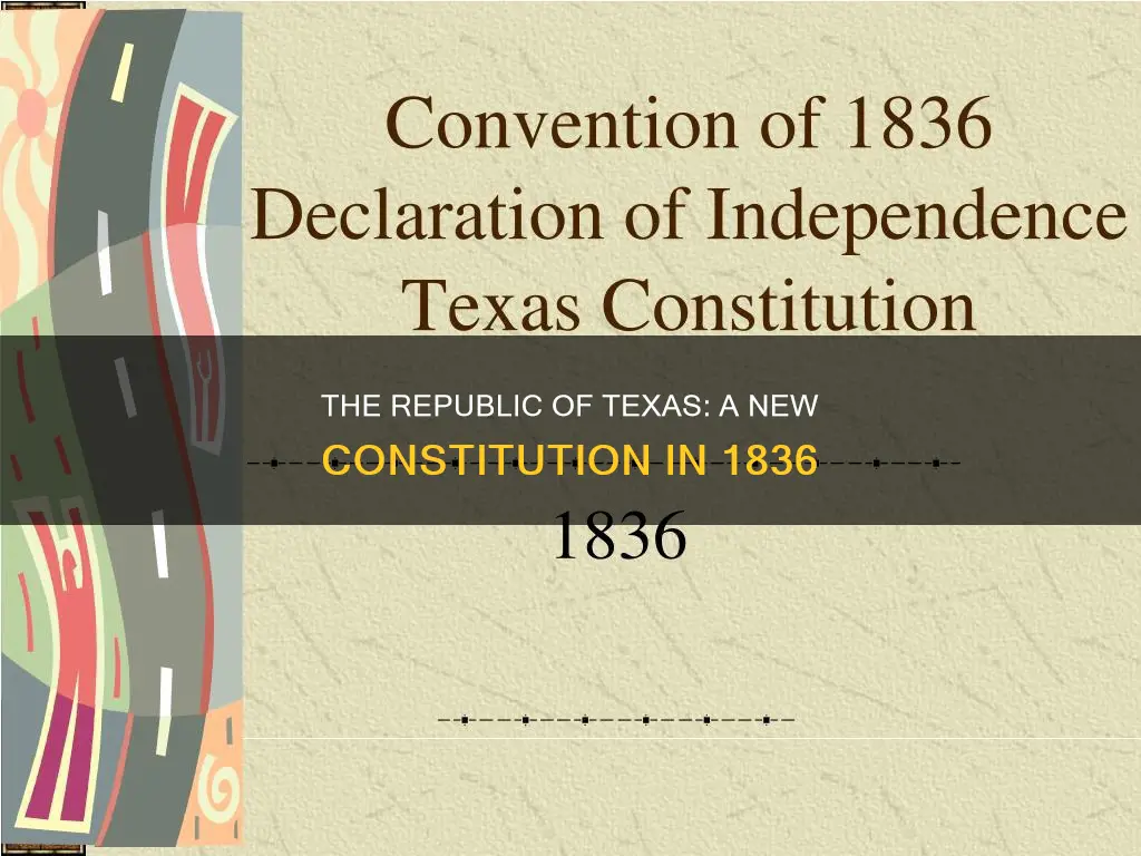 why was a new constitution written in 1836