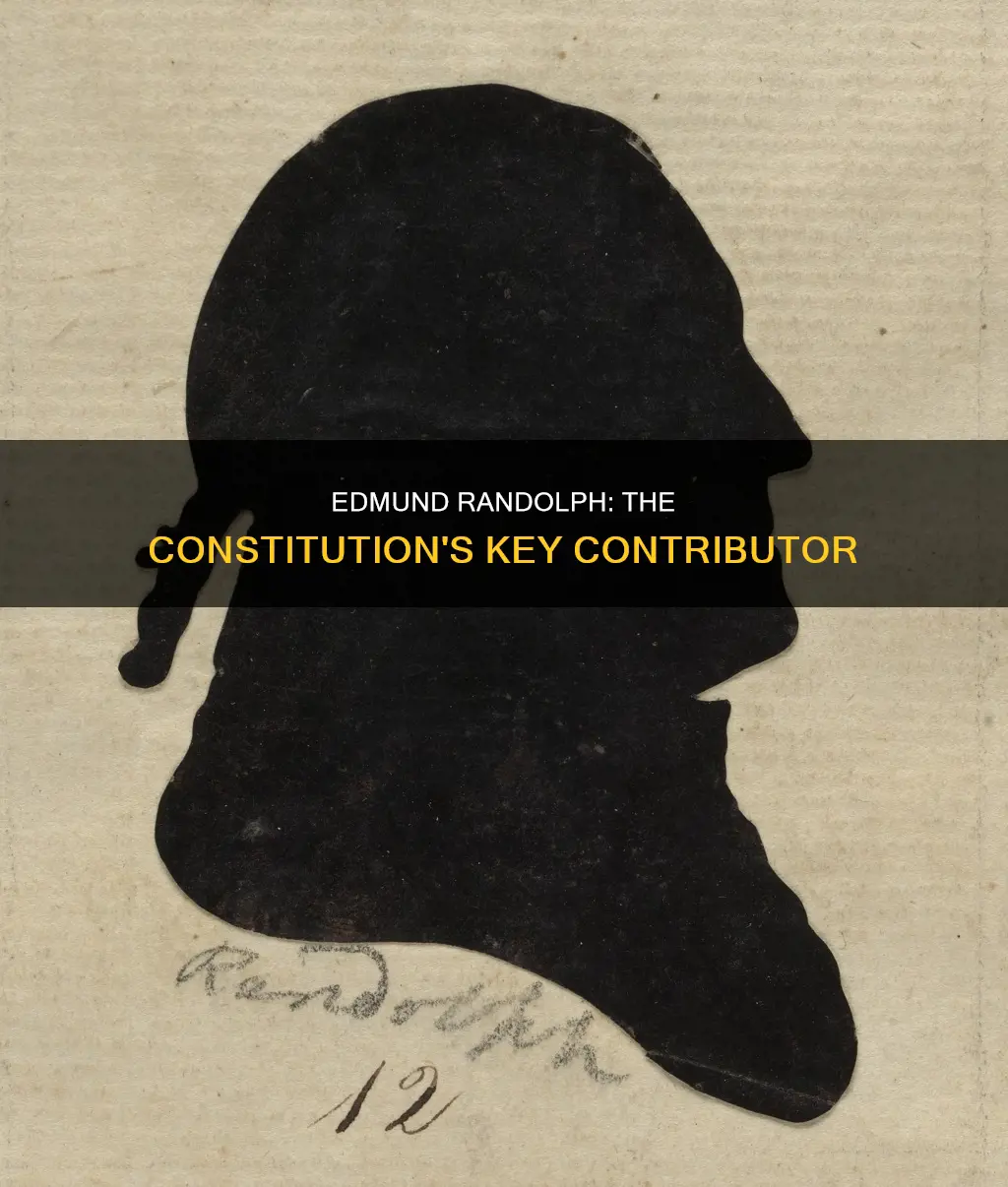 why was edmund randolph important in the constitution