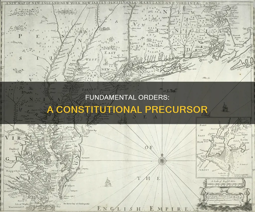 why was fundamental orders important to the us constitution