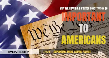 Written Constitution: America's Foundation and Future