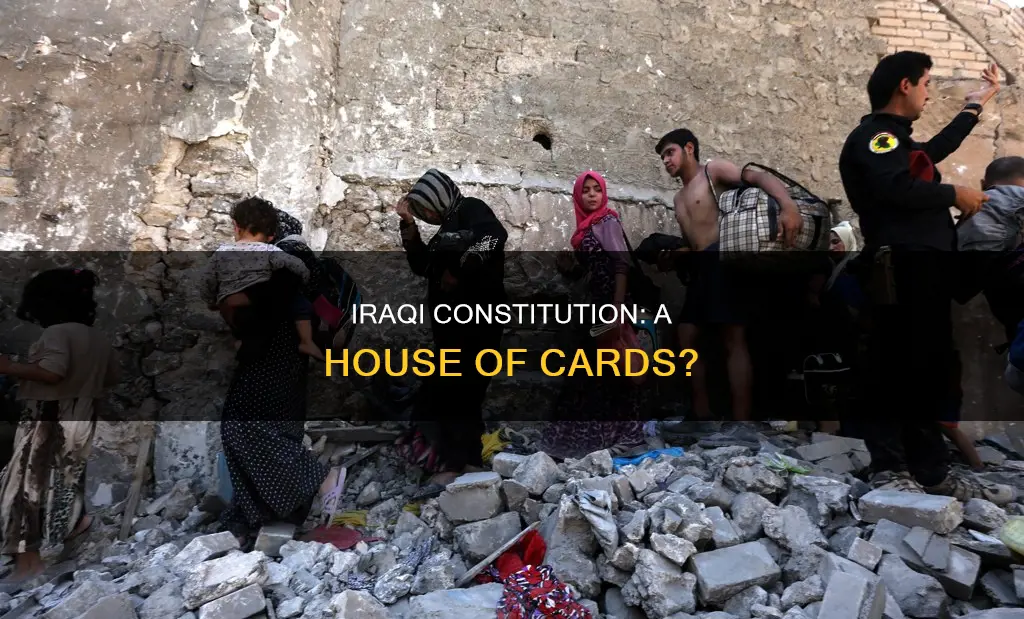 why was iraqi constitution a castle of cards