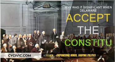 Delaware's Constitution Acceptance: A Significant Turning Point