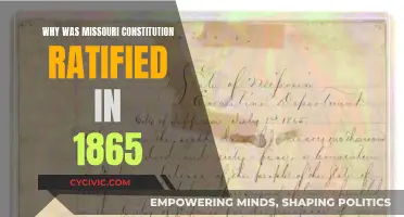 Missouri's 1865 Constitution: A Post-Civil War Ratification
