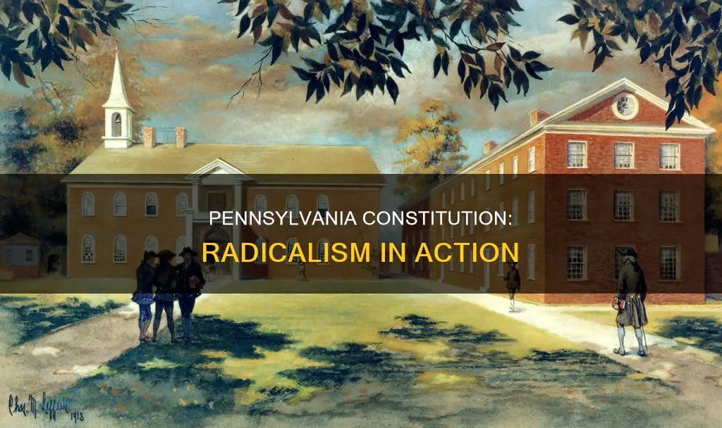 why was pennsylvania constitution considered the most radical