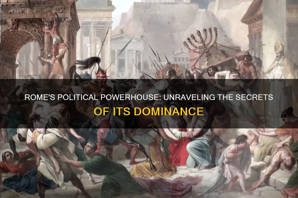why was rome so politically