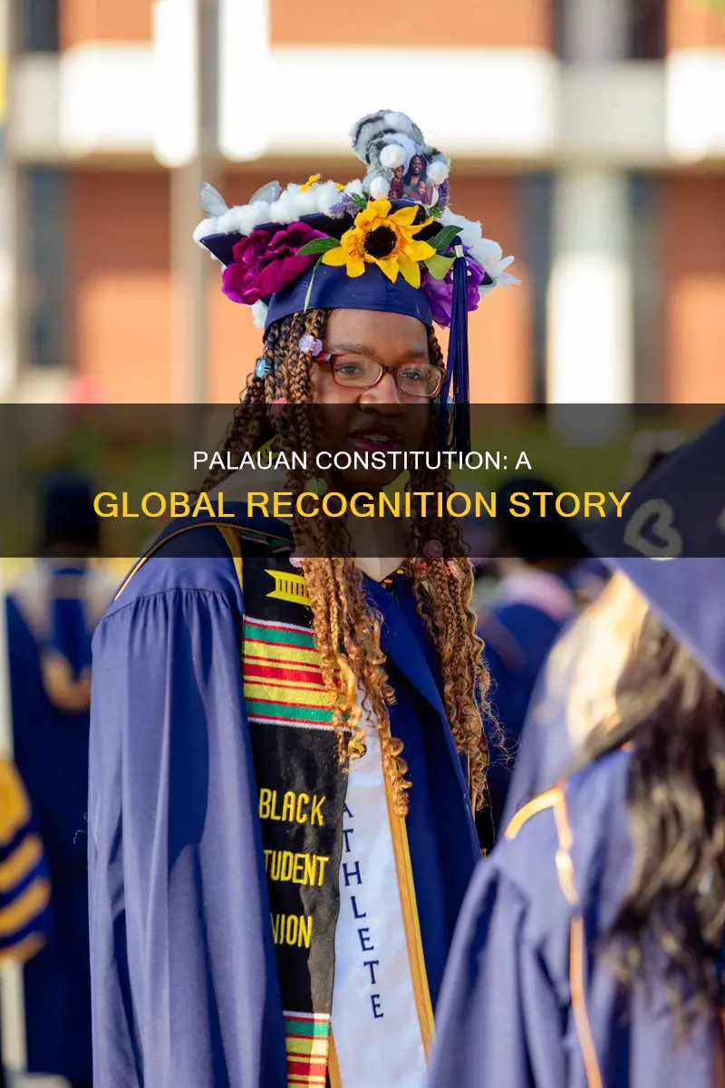 why was the 1979 paulauan constitution recognized worldwide