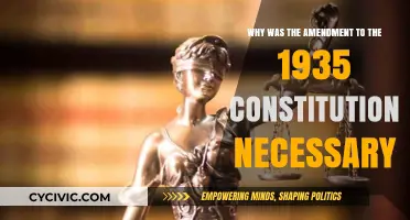 The 1935 Constitution Amendment: Why Change Was Needed