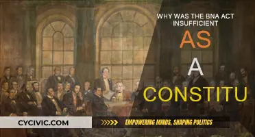 BNA Act: Inadequate Constitution, Why?