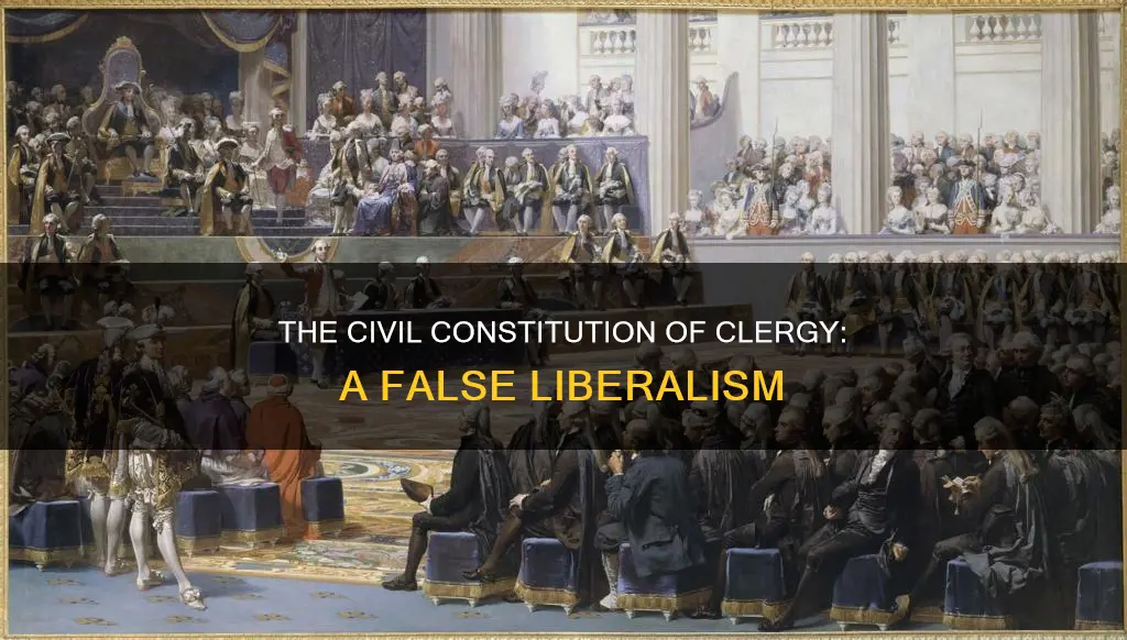 why was the civil constitution of the clergy not liberal