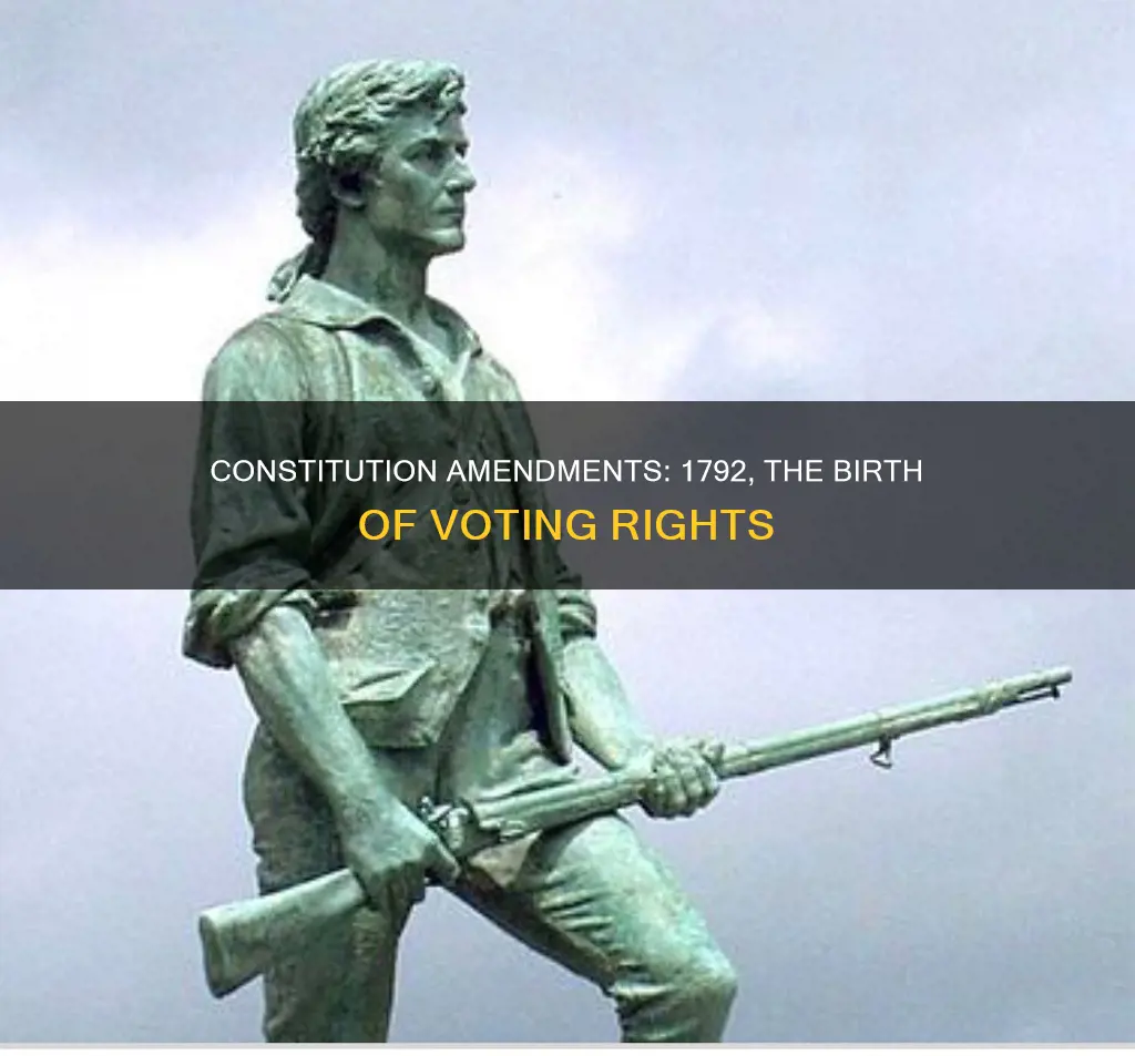 why was the constitution amended in 1792