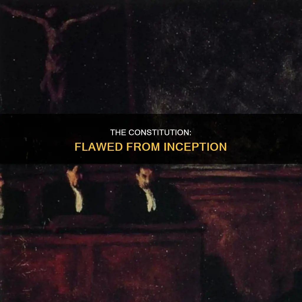 why was the constitution defective from the start