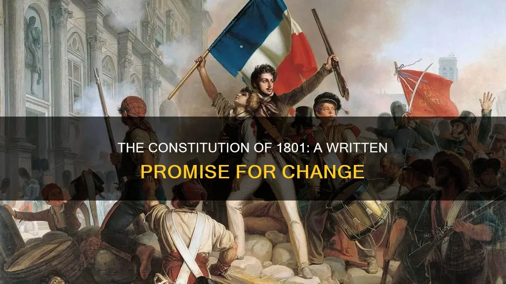 why was the constitution of 1801 written