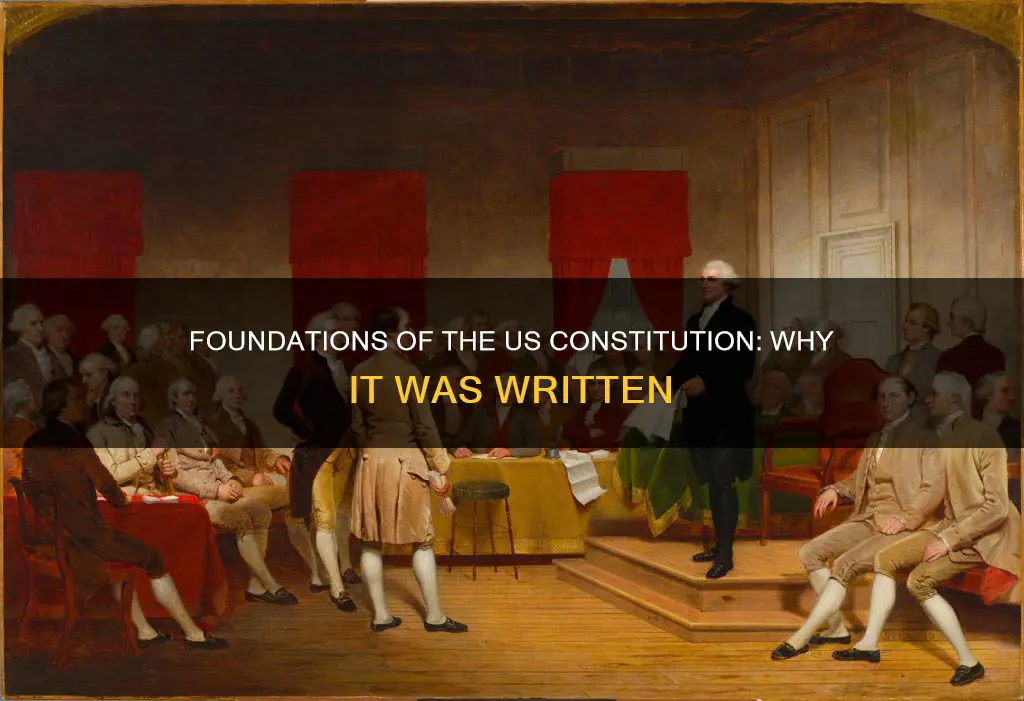 why was the constitution written answer