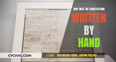 Handwritten Constitution: Why the Founding Fathers' Choice?
