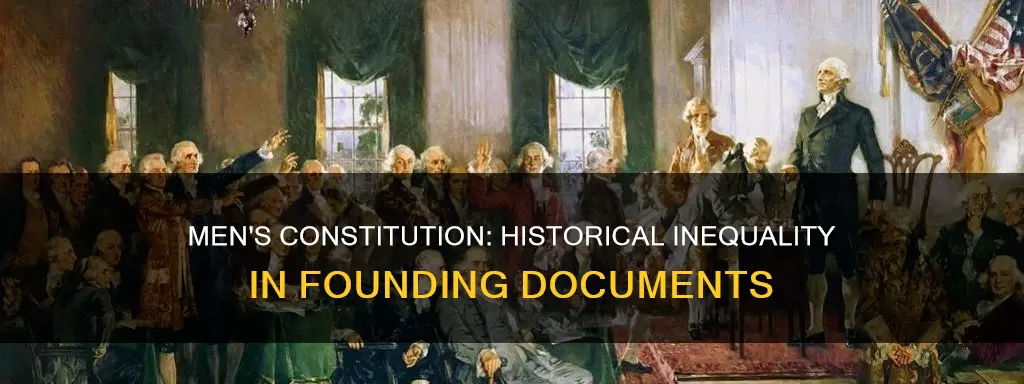 why was the constitution written for men