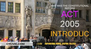 Constitutional Reform Act 2005: Why Was It Introduced?