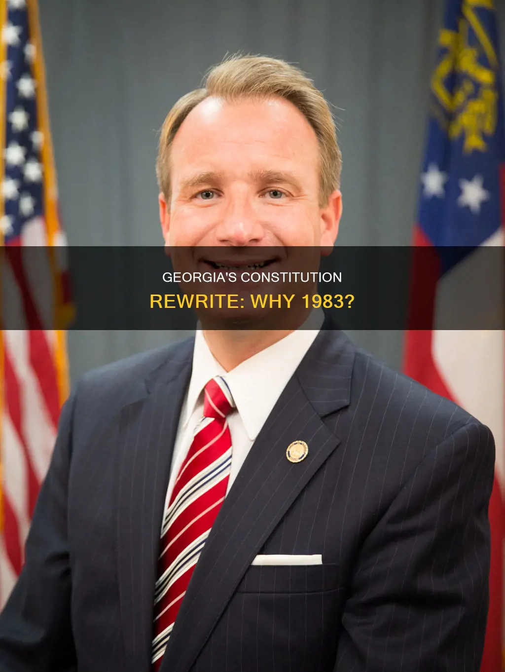 why was the georgia constitution rewritten in 1983