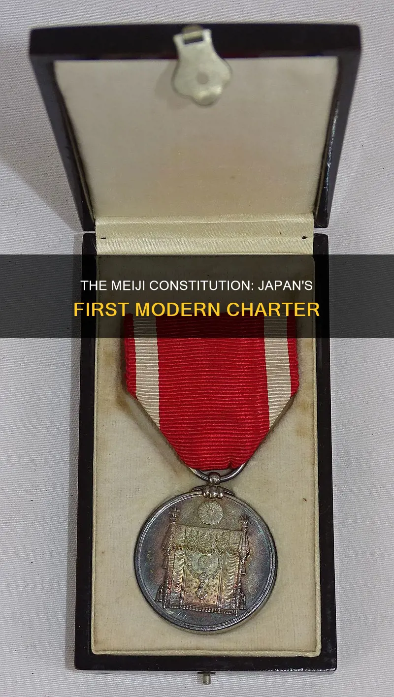 why was the japanese constitution of 1889 created