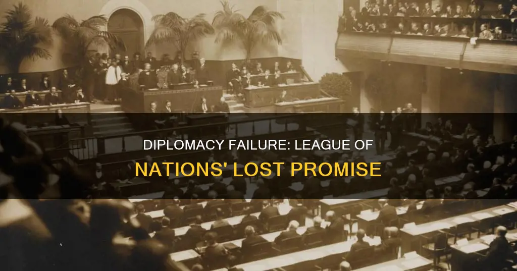why was the league of nations a failure of diplomacy