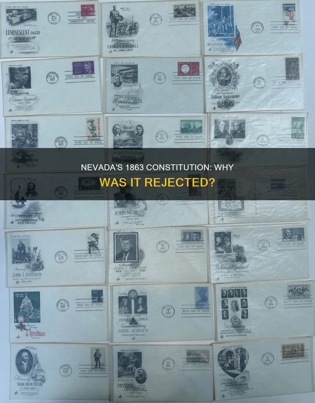 why was the nevada constitution rejected in 1863