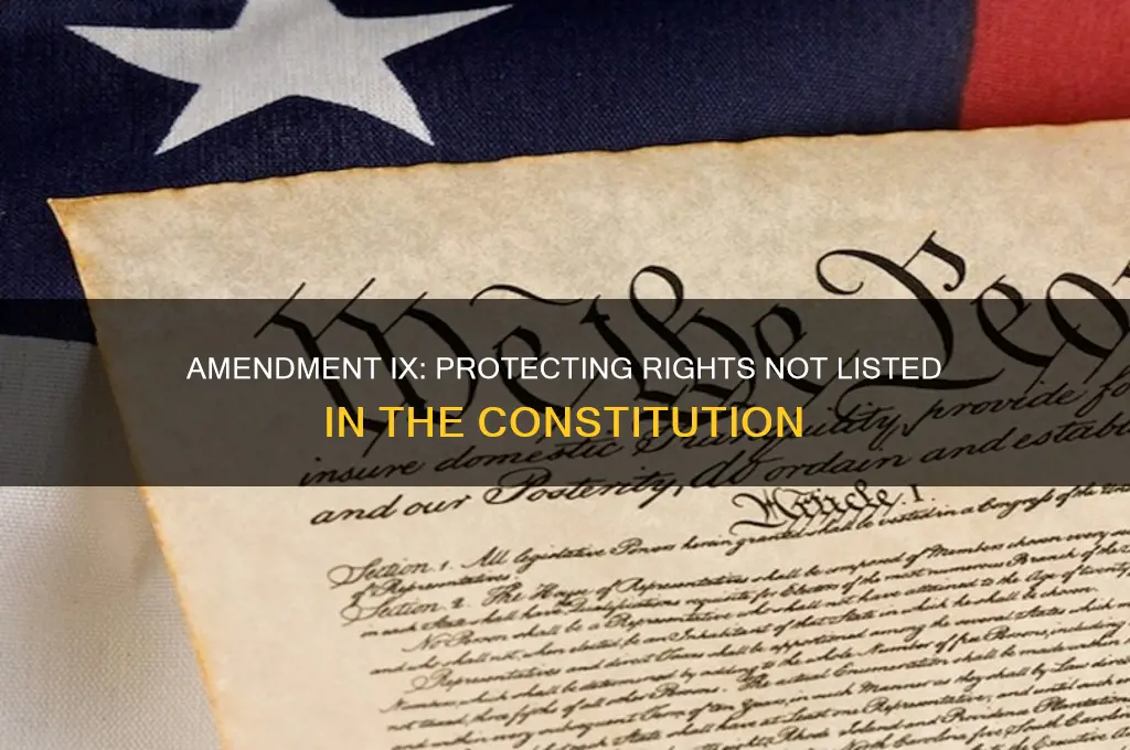 why was the ninth amendment added to the constitution
