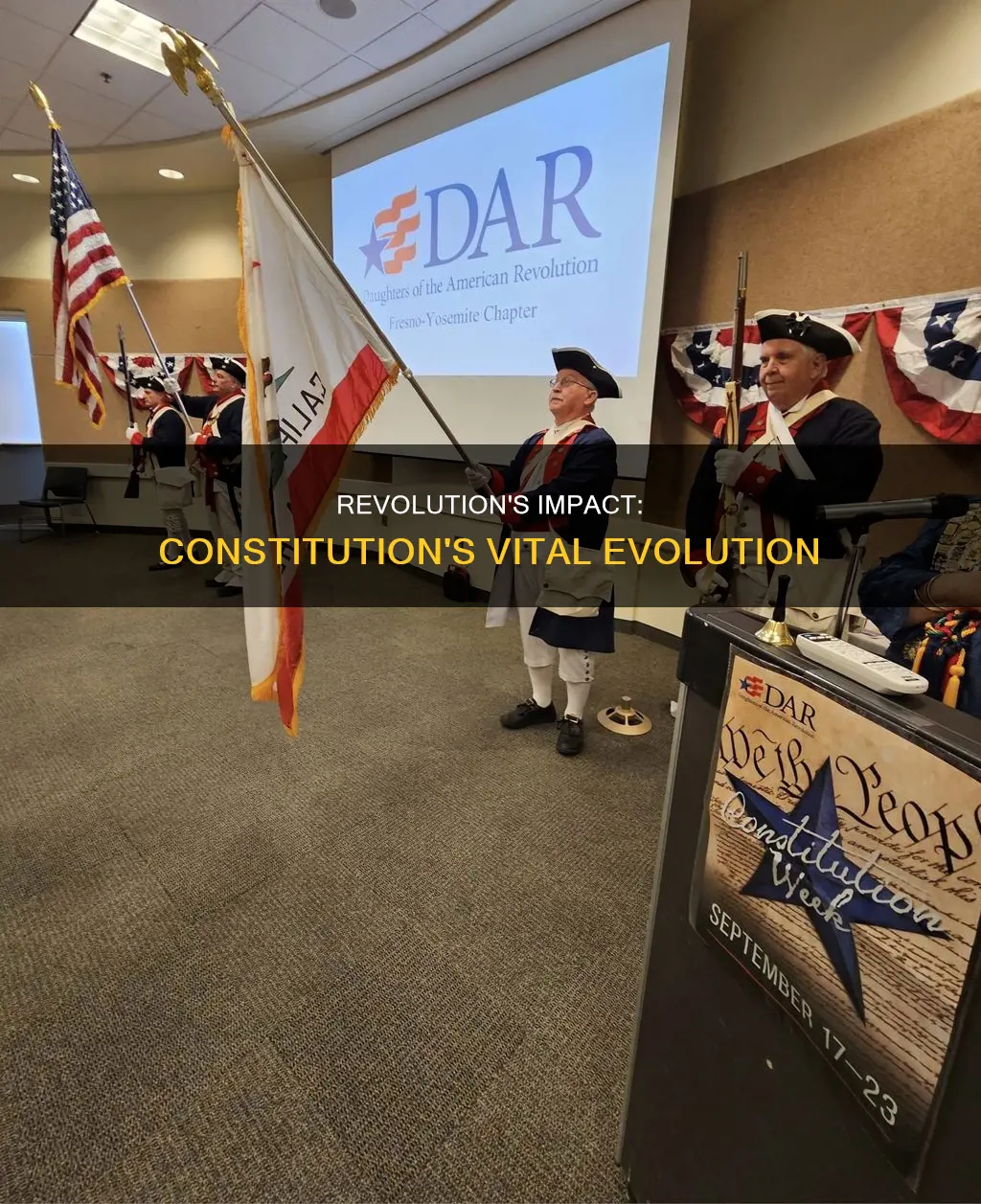 why was the revolution important for the constitution