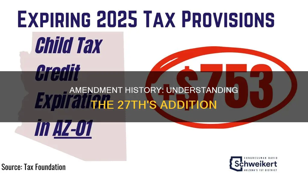 why was the twenty seventh amendment added to the constitution