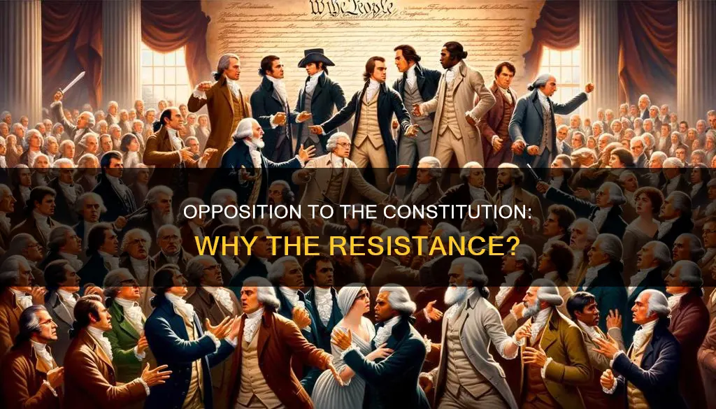 why was there so much opposition to ratifying the constitution