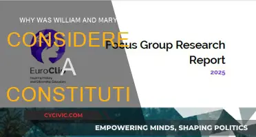 The Constitutional Roots of William and Mary