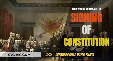 Adams' Absence: The Constitution Signing Mystery