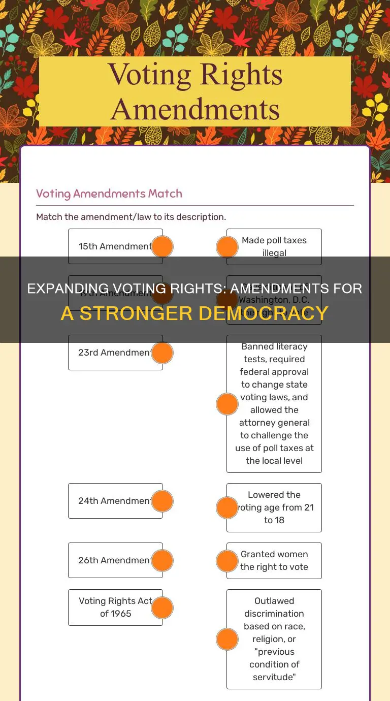 why were constitutional amendments necessary to expand voting rights