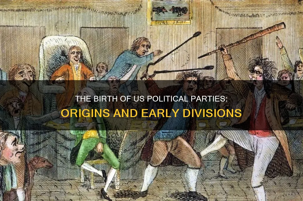 why were early us political parties formed