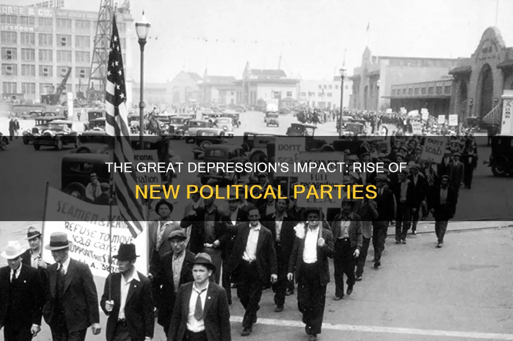 why were new political parties formed during the great depression