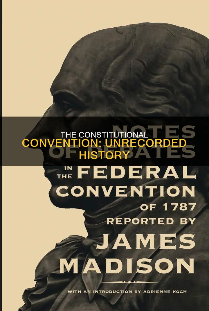 why were no formal records kept at the constitutional