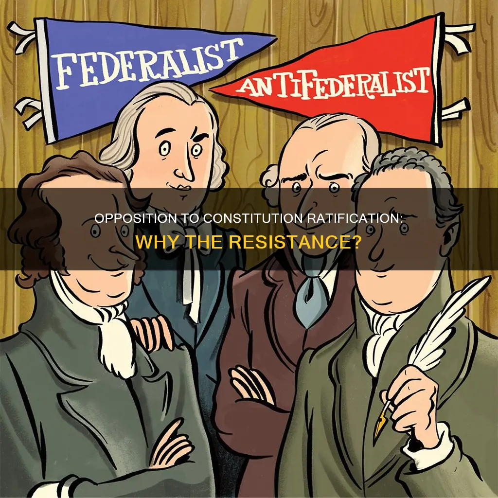 why were people aganst ratifying the constitution