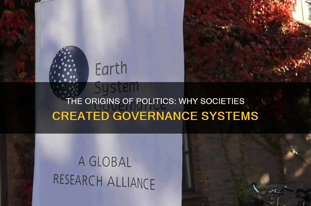 why were politics created