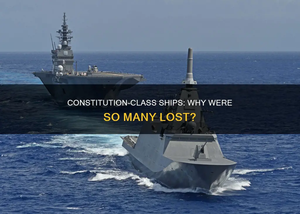 why were so many constitution class ships destroyed