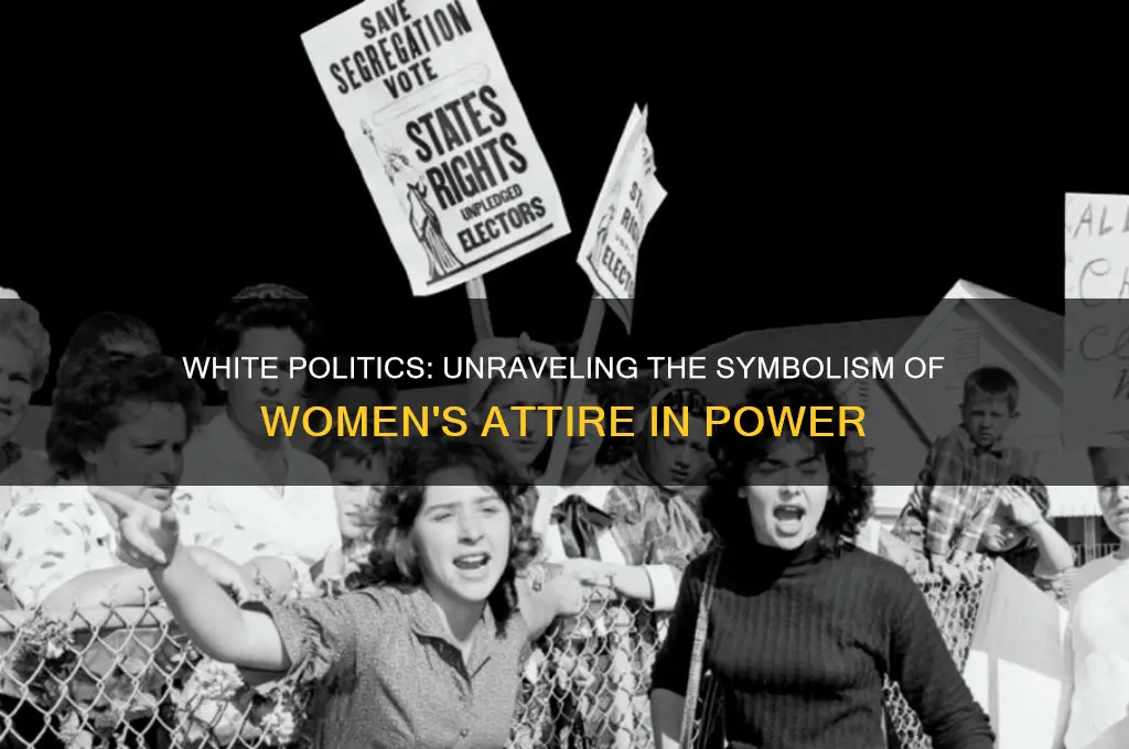 why women wear white politics