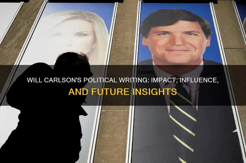 will carlson political writer