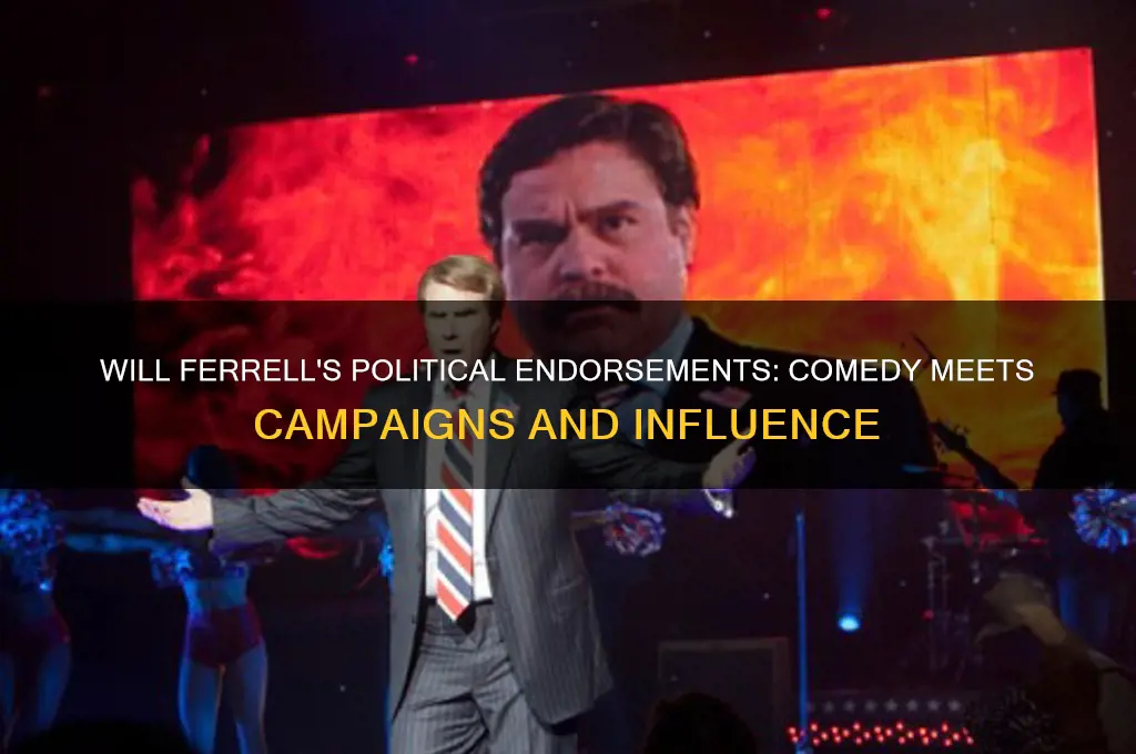 will ferrell political endorsements