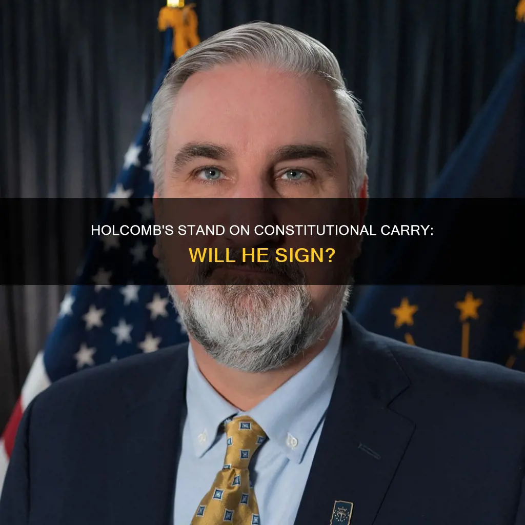 will holcomb sign constitutional carry