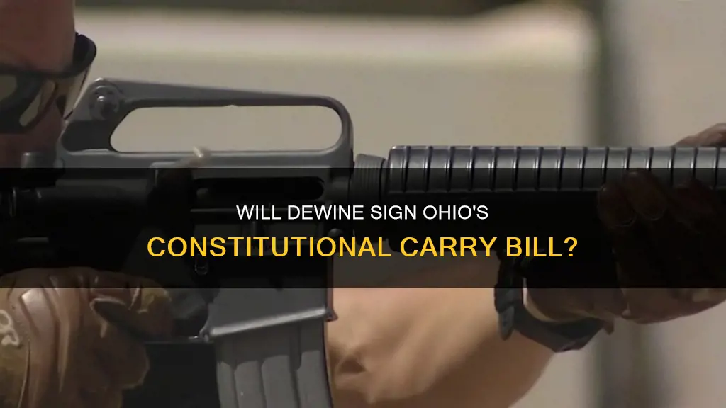 will mike dewine sign the constitutional carry bill