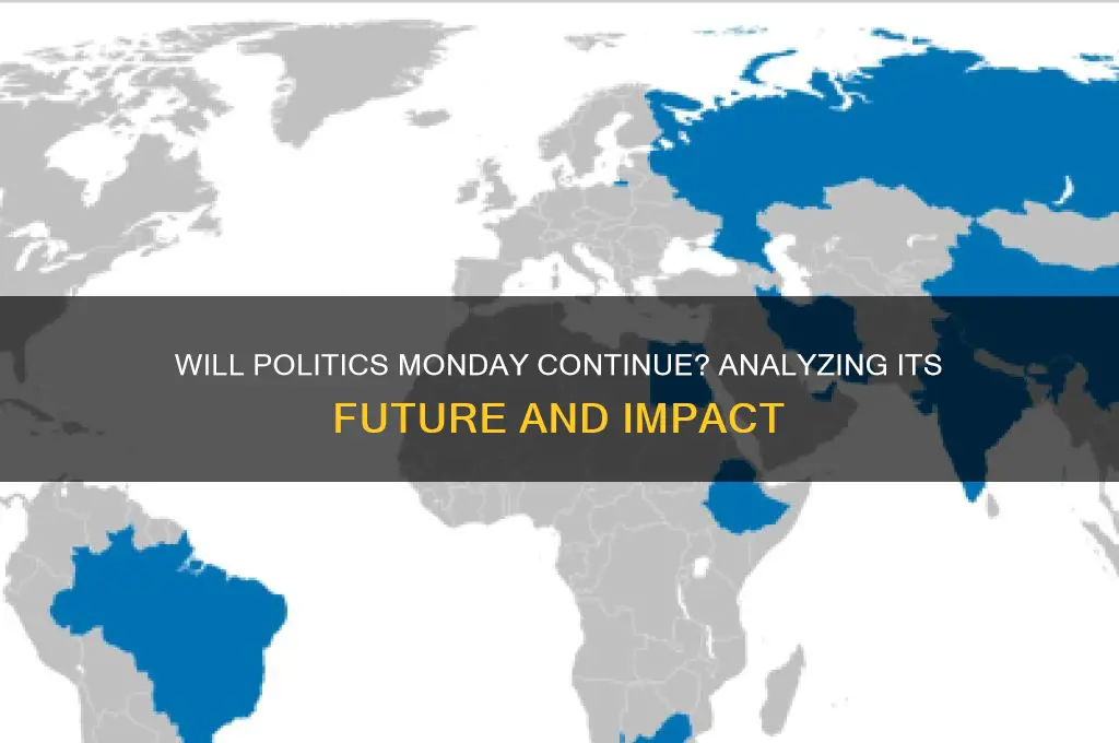 will politics monday continue