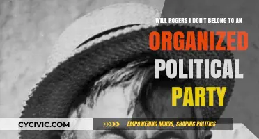 Will Rogers' Wisdom: Why I Stand Outside Organized Politics