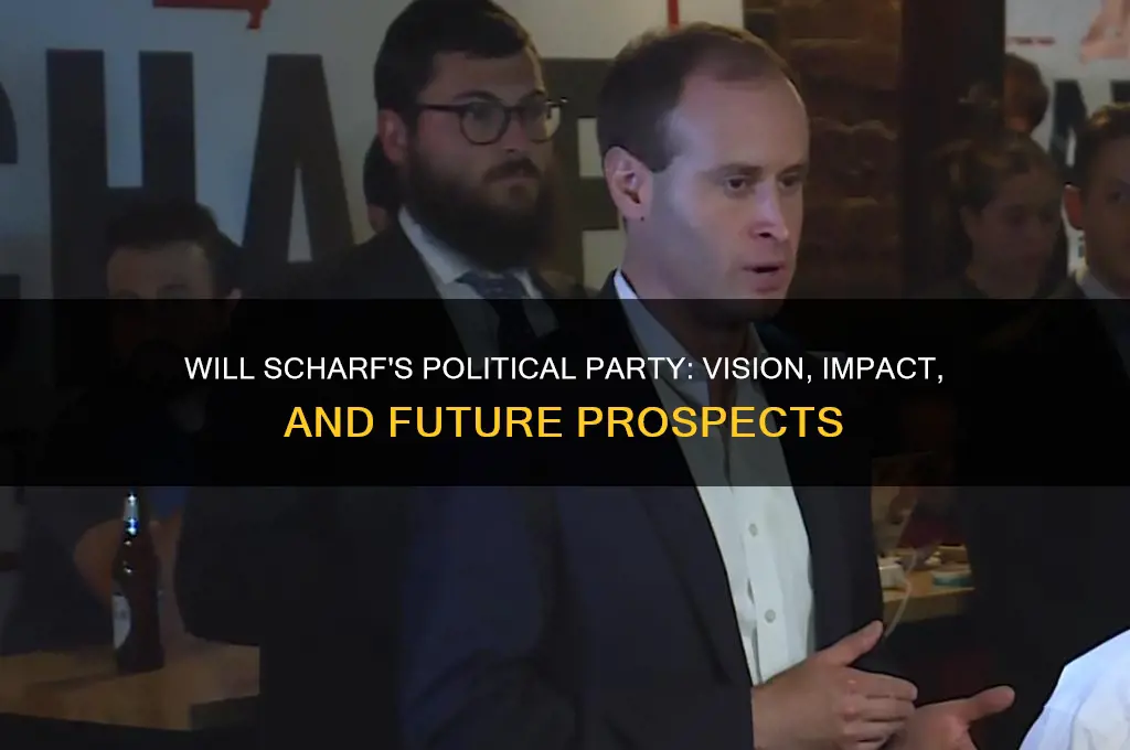 will scharf political party