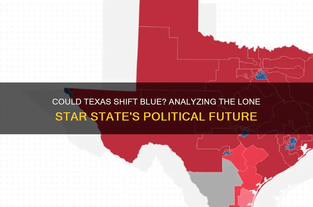 will texas turn blue politically